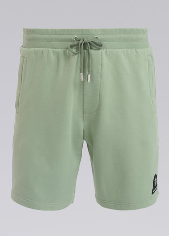 Sandbanks Badge Logo Sweat Shorts - Sage