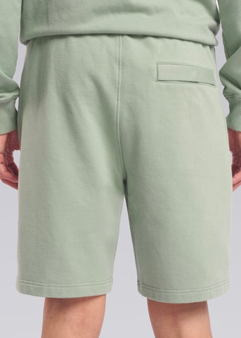 Sandbanks Badge Logo Sweat Shorts - Sage