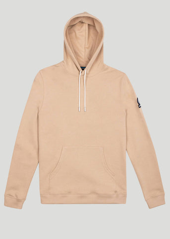 Sandbanks Logo Badge Hoodie - Sand - sandbanksco.com