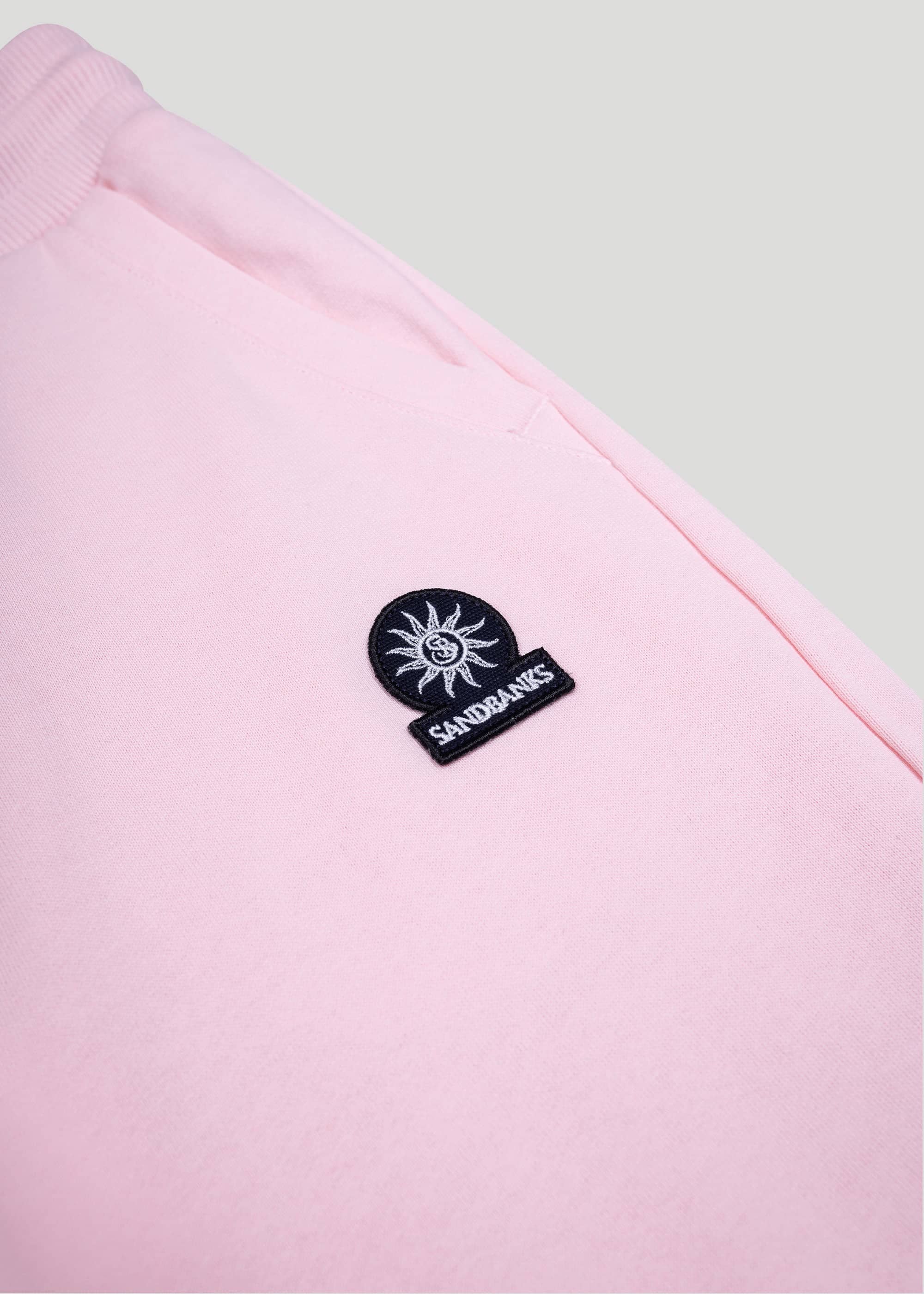 Sandbanks Women's Badge Logo Sweatpants - Crystal Rose - sandbanksco.com