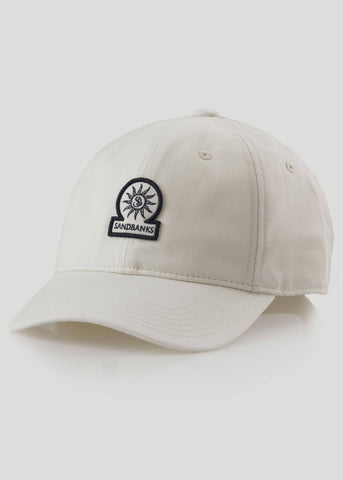 Sandbanks Classic Baseball Badge Logo Cap - Stone