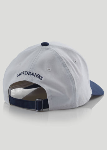 Sandbanks Varsity Badge Logo Cap - Navy/Stone