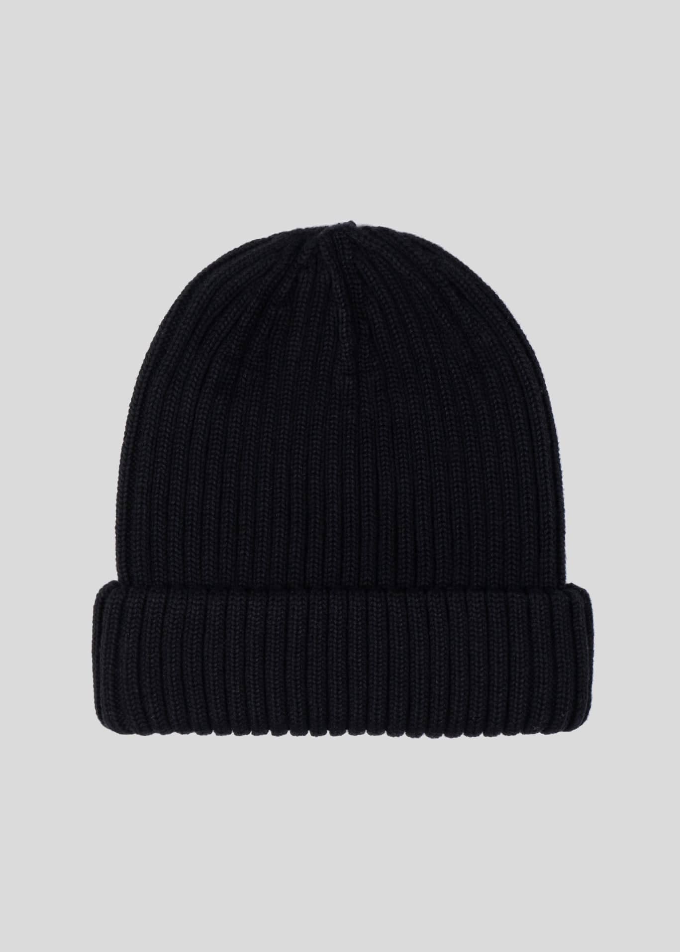 Sandbanks Badge Logo Beanie - Black - Sandbanks