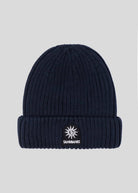 Sandbanks Badge Logo Beanie - Navy - Sandbanks