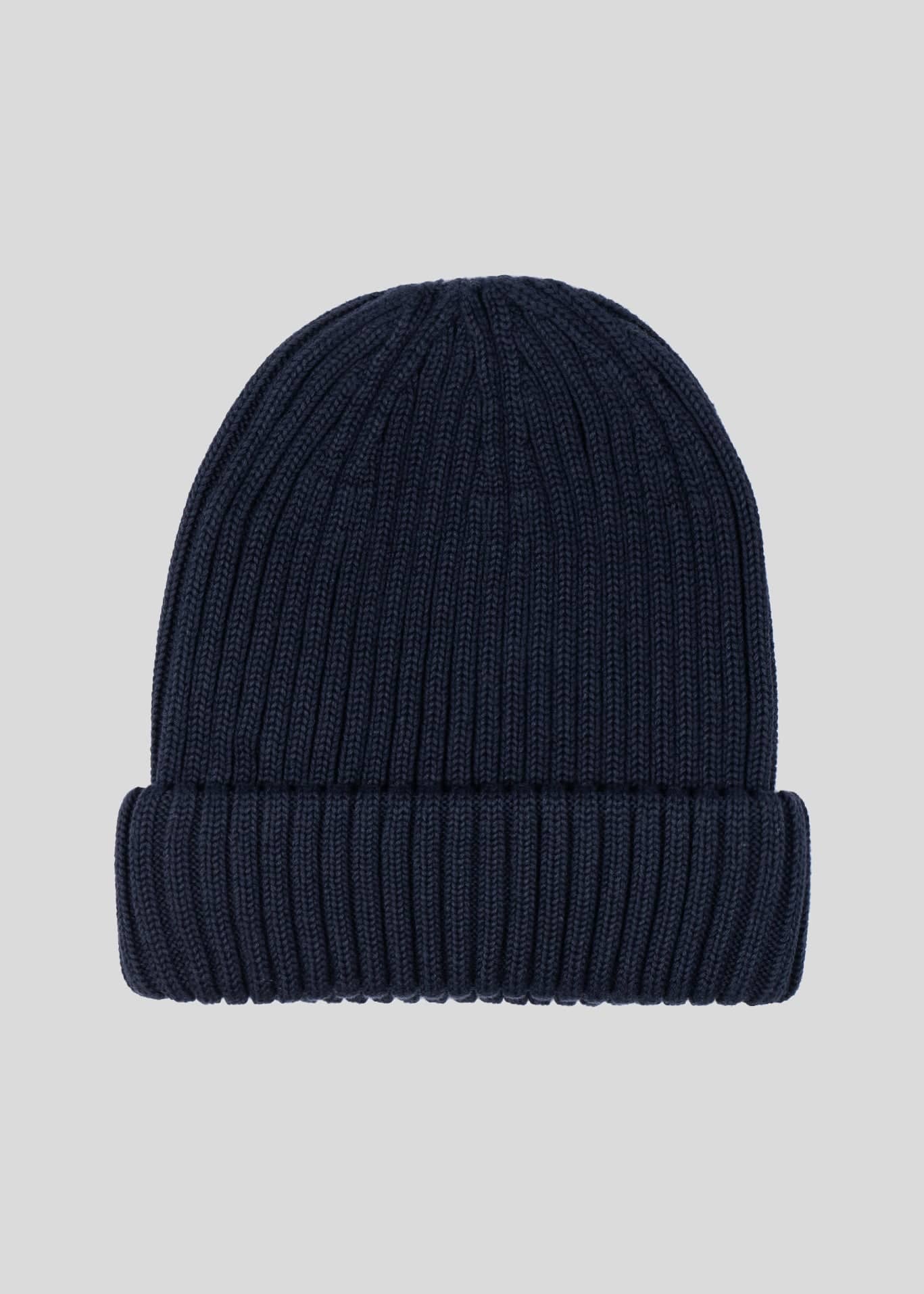 Sandbanks Badge Logo Beanie - Navy - Sandbanks