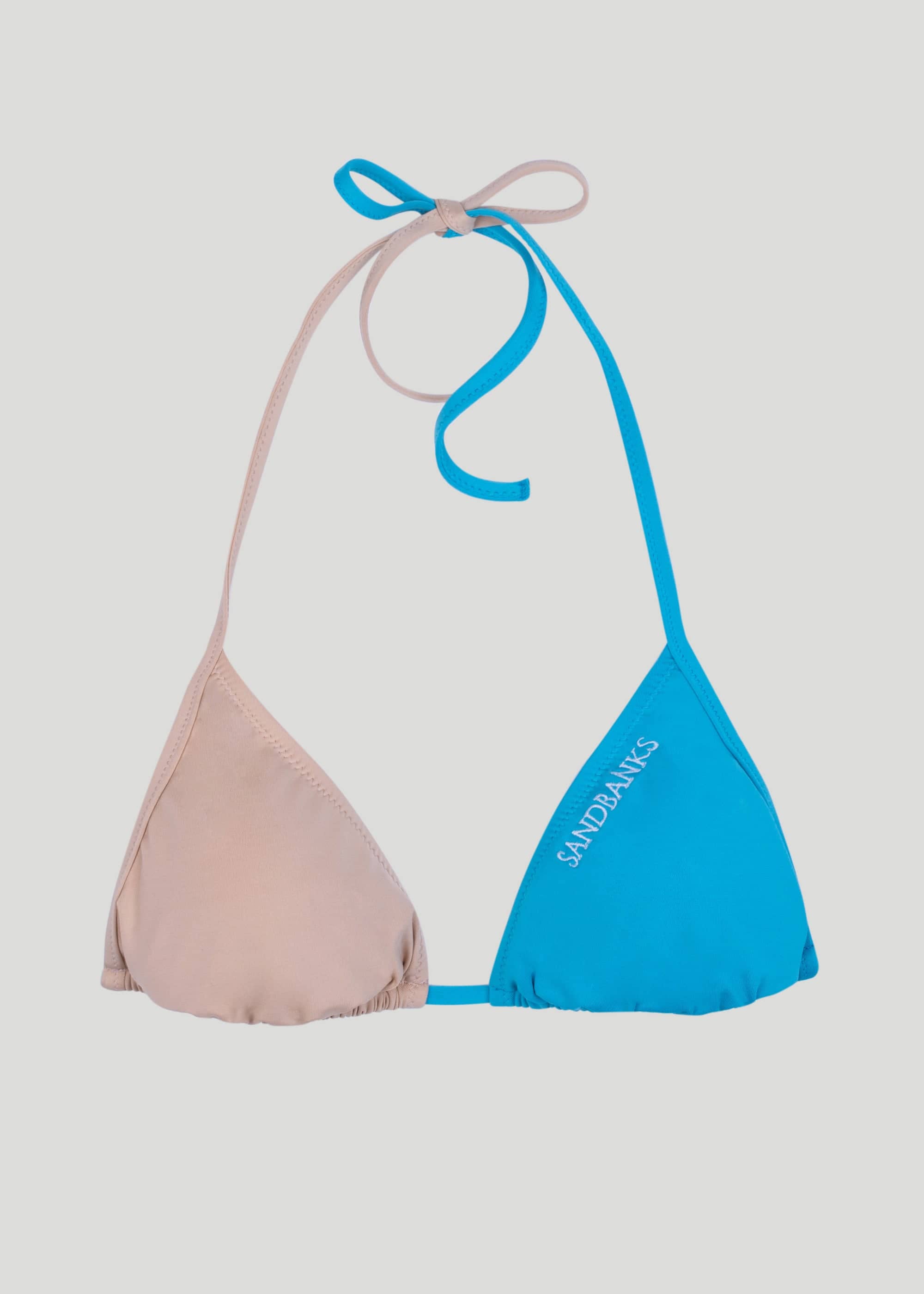 Sandbanks Classic Bikini Top - Caribbean Sea - sandbanksco.com