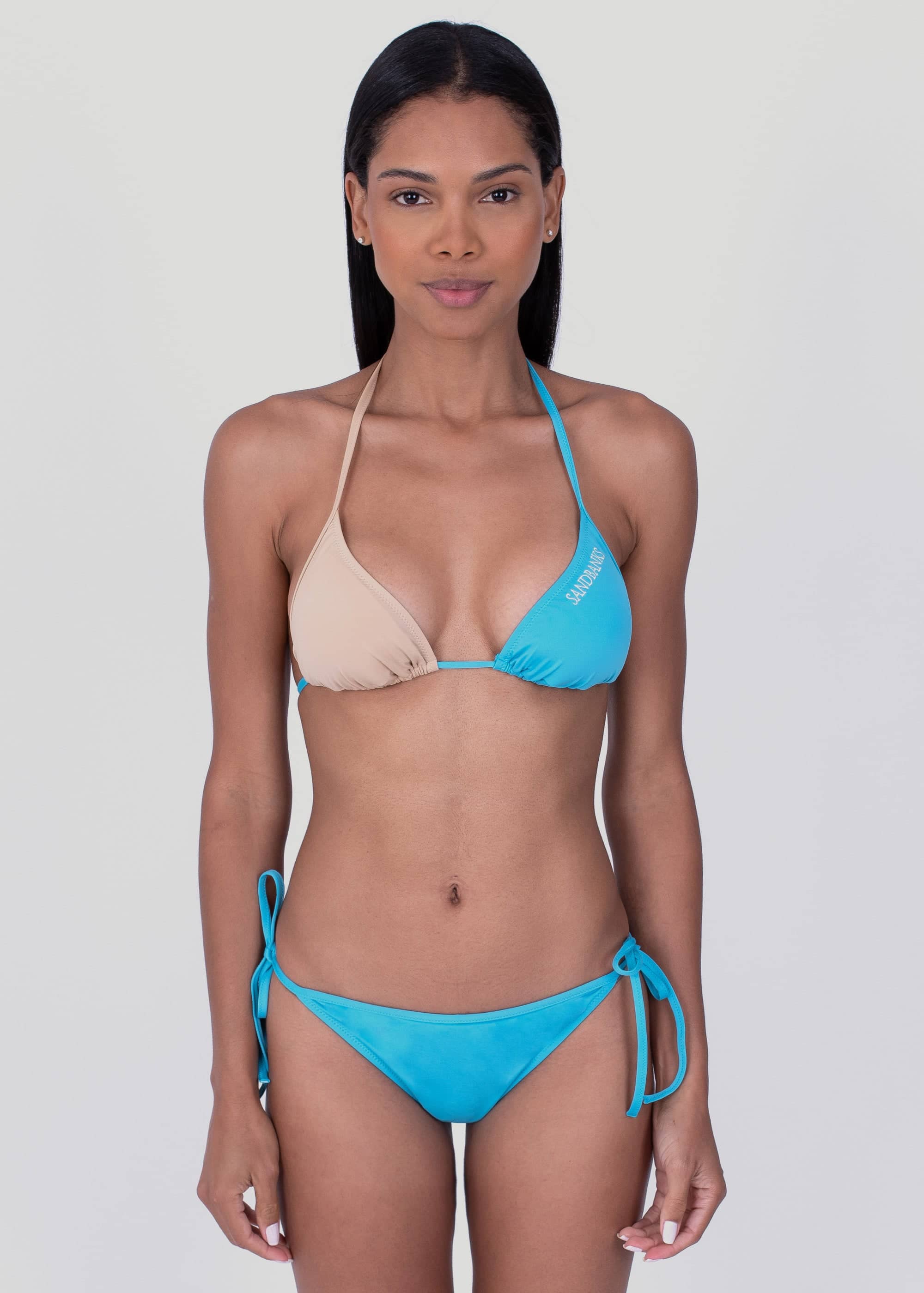 Sandbanks Classic Bikini Top - Caribbean Sea - sandbanksco.com