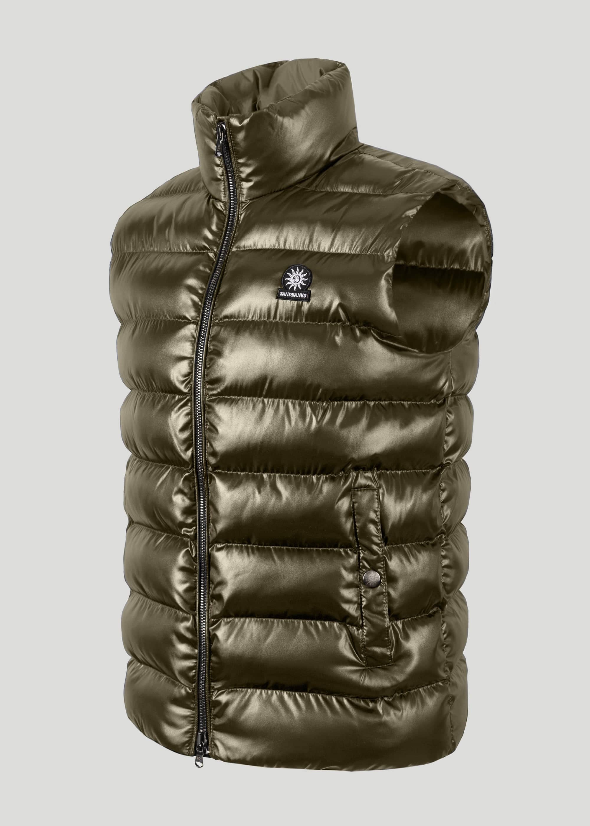 Sandbanks Martello ECONYL® Gilet - Khaki - sandbanksco.com