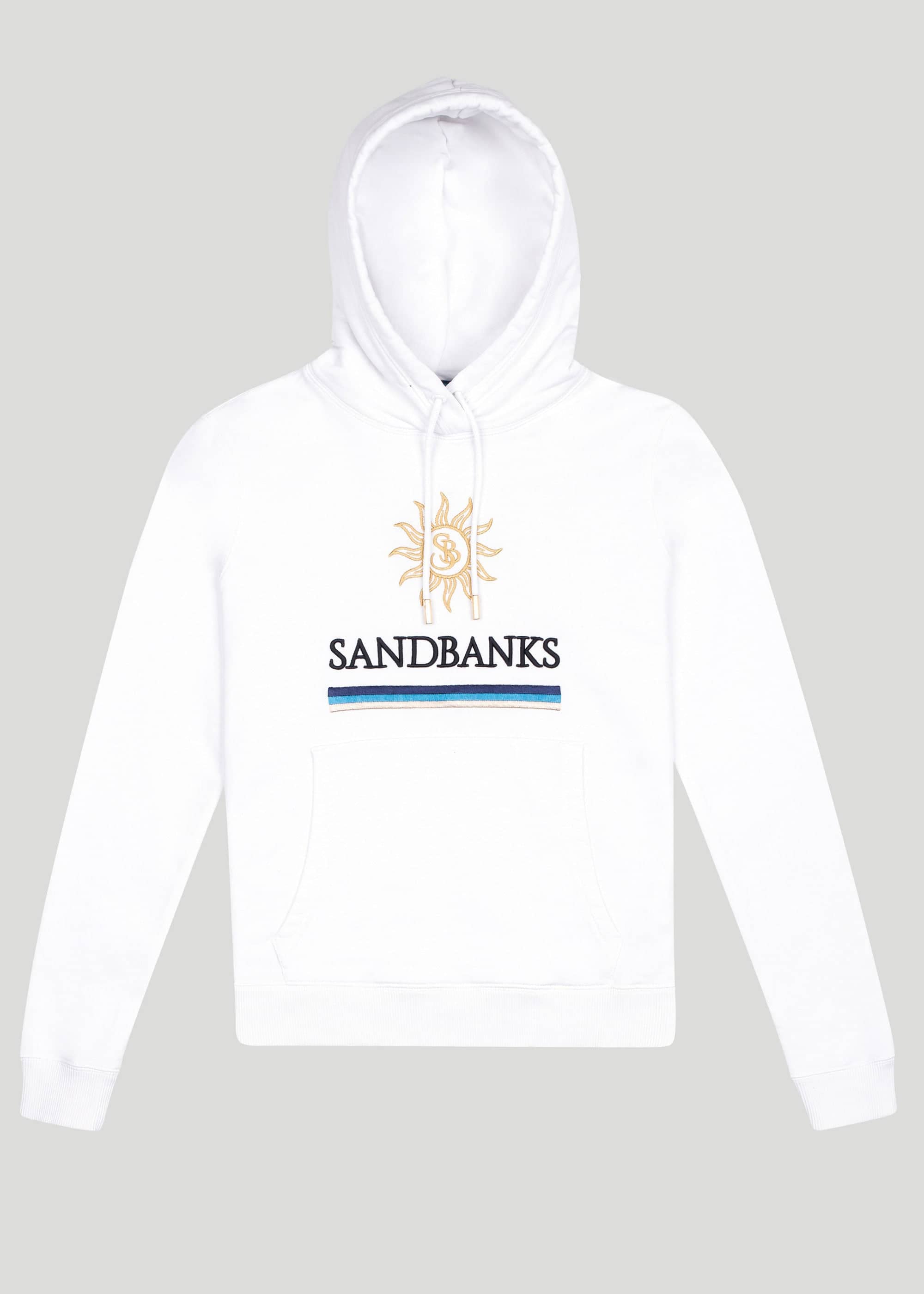 Sandbanks OG Logo Hoodie - White - sandbanksco.com