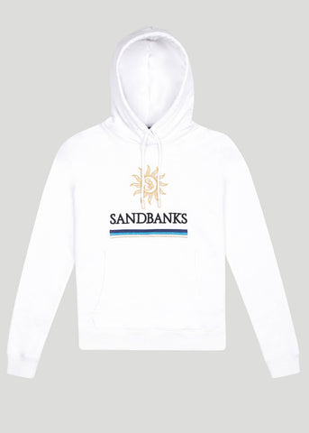 Sandbanks OG Logo Hoodie - White - sandbanksco.com