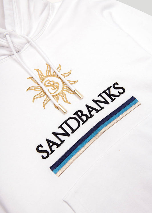 Sandbanks OG Logo Hoodie - White - sandbanksco.com