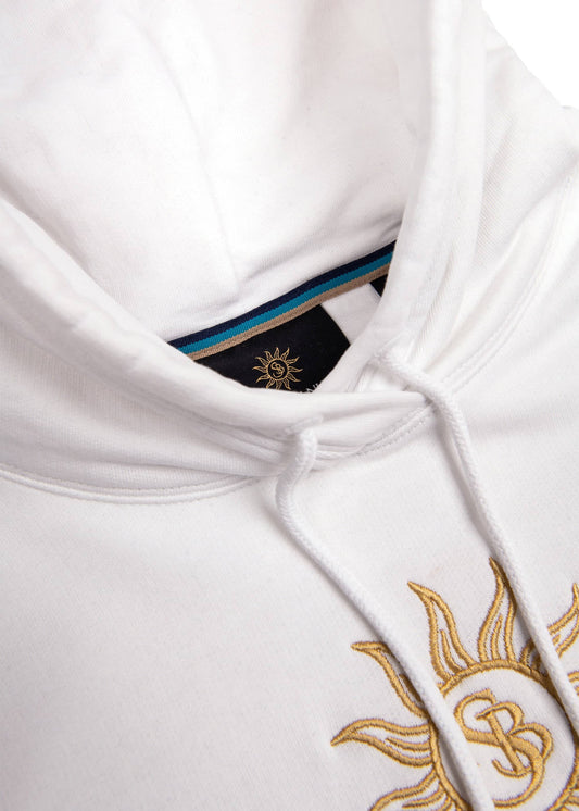 Sandbanks OG Logo Hoodie - White - sandbanksco.com