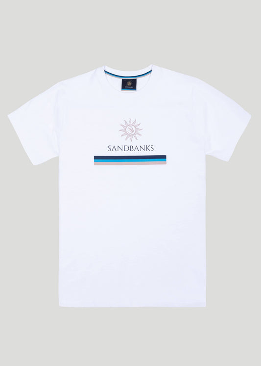 Sandbanks OG Logo T-Shirt - White - sandbanksco.com