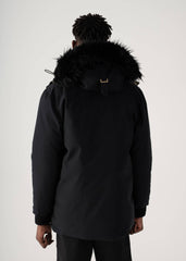 Sandbanks Panorama Reversible Parka Jacket - Black/Khaki - sandbanksco.com