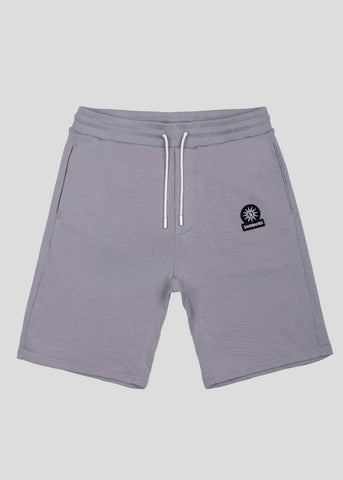 Sandbanks Badge Logo Sweat Short - Ultimate Grey - sandbanksco.com