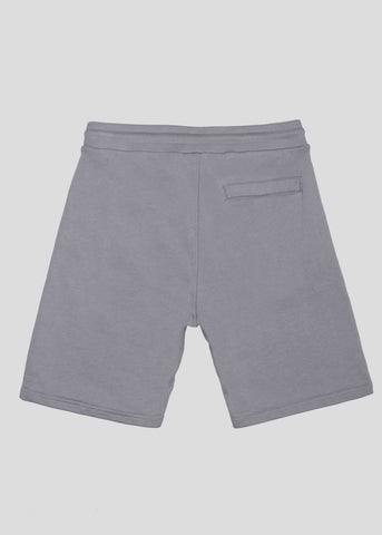 Sandbanks Badge Logo Sweat Short - Ultimate Grey - sandbanksco.com