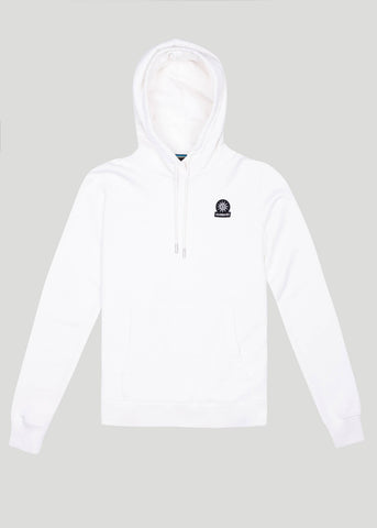 Sandbanks Women's Badge Logo Hoodie - Off White - sandbanksco.com