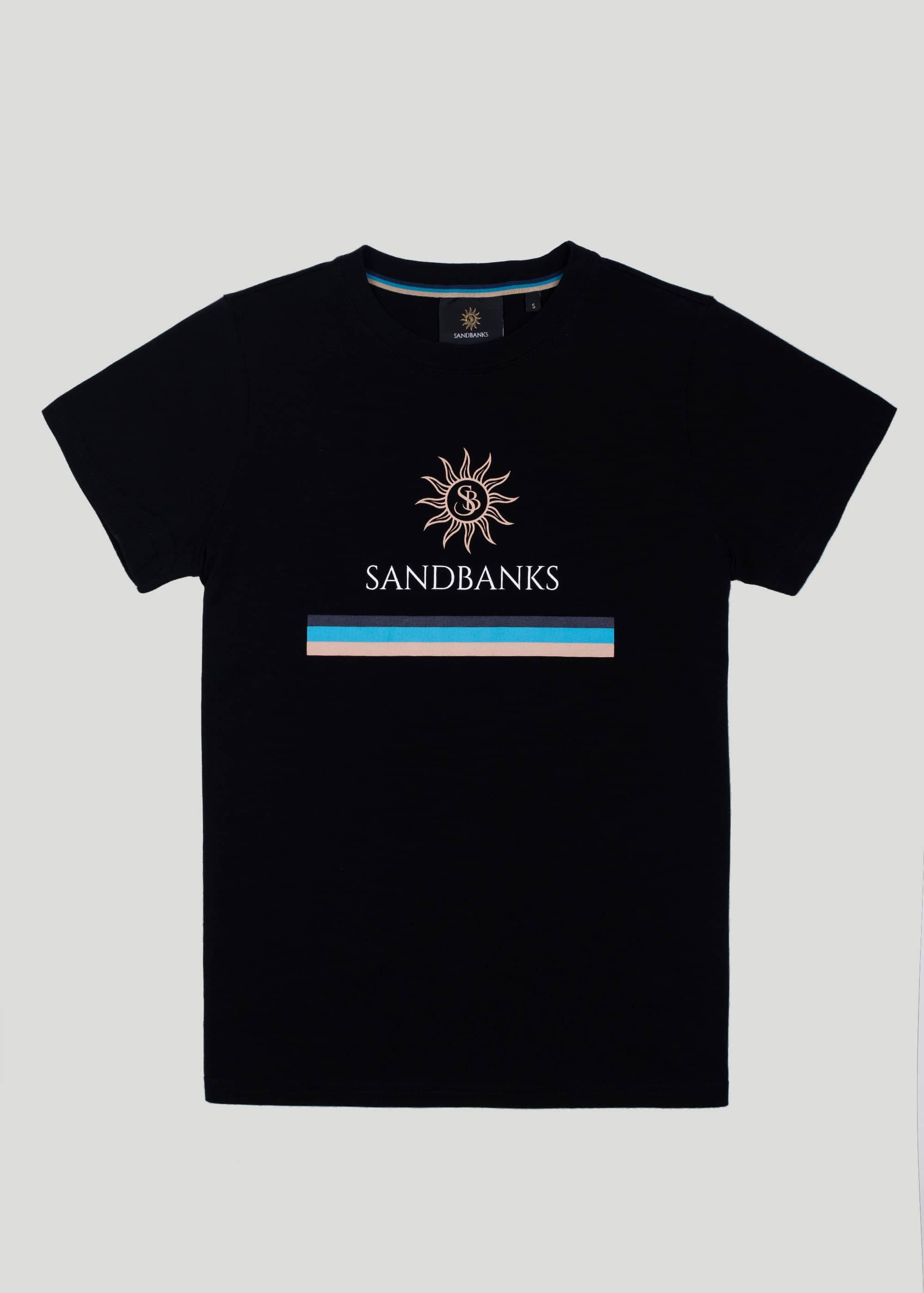 Sandbanks Women's OG Logo T-Shirt - Black - sandbanksco.com