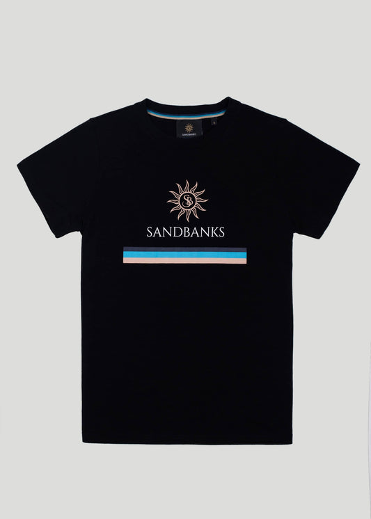 Sandbanks Women's OG Logo T-Shirt - Black - sandbanksco.com