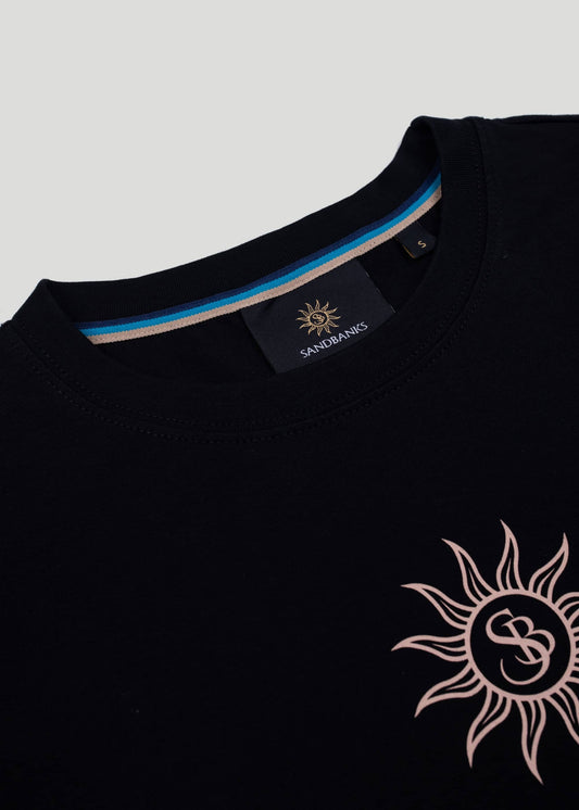 Sandbanks Women's OG Logo T-Shirt - Black - sandbanksco.com