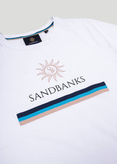 Sandbanks Women's OG Logo T-Shirt - White - sandbanksco.com