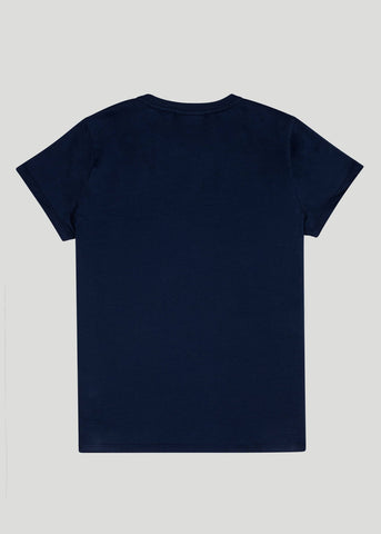 Sandbanks Badge Logo T-Shirt - Navy - sandbanksco.com