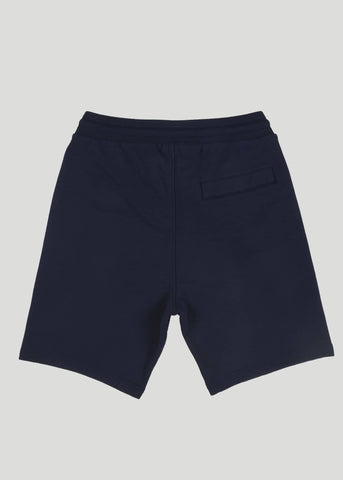 Sandbanks Badge Logo Sweat Short - Navy